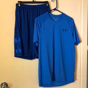 Mens Under Armour short set. Sz SM